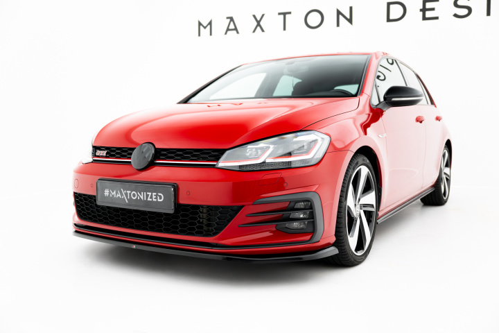 VW Golf 7 GTI 2017-2020 Frontsplitter V.4 Maxton Design i gruppen Välj bilmodell / VW / Golf 7 GTI 12-19 / Styling hos DDESIGN Scandinavia AB (VW-GO-7F-GTI-FD4G)
