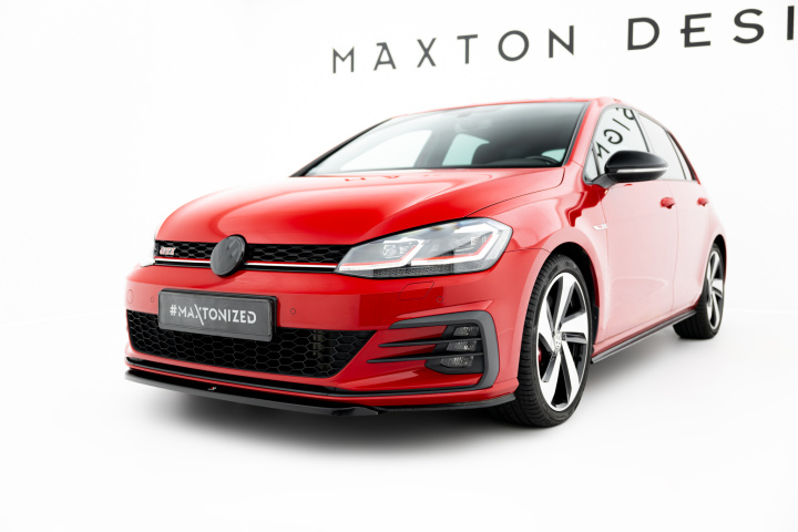 VW Golf 7 GTI 2017-2020 Frontsplitter V.5 Maxton Design i gruppen Välj bilmodell / VW / Golf 7 GTI 12-19 / Styling hos DDESIGN Scandinavia AB (VW-GO-7F-GTI-FD5G)