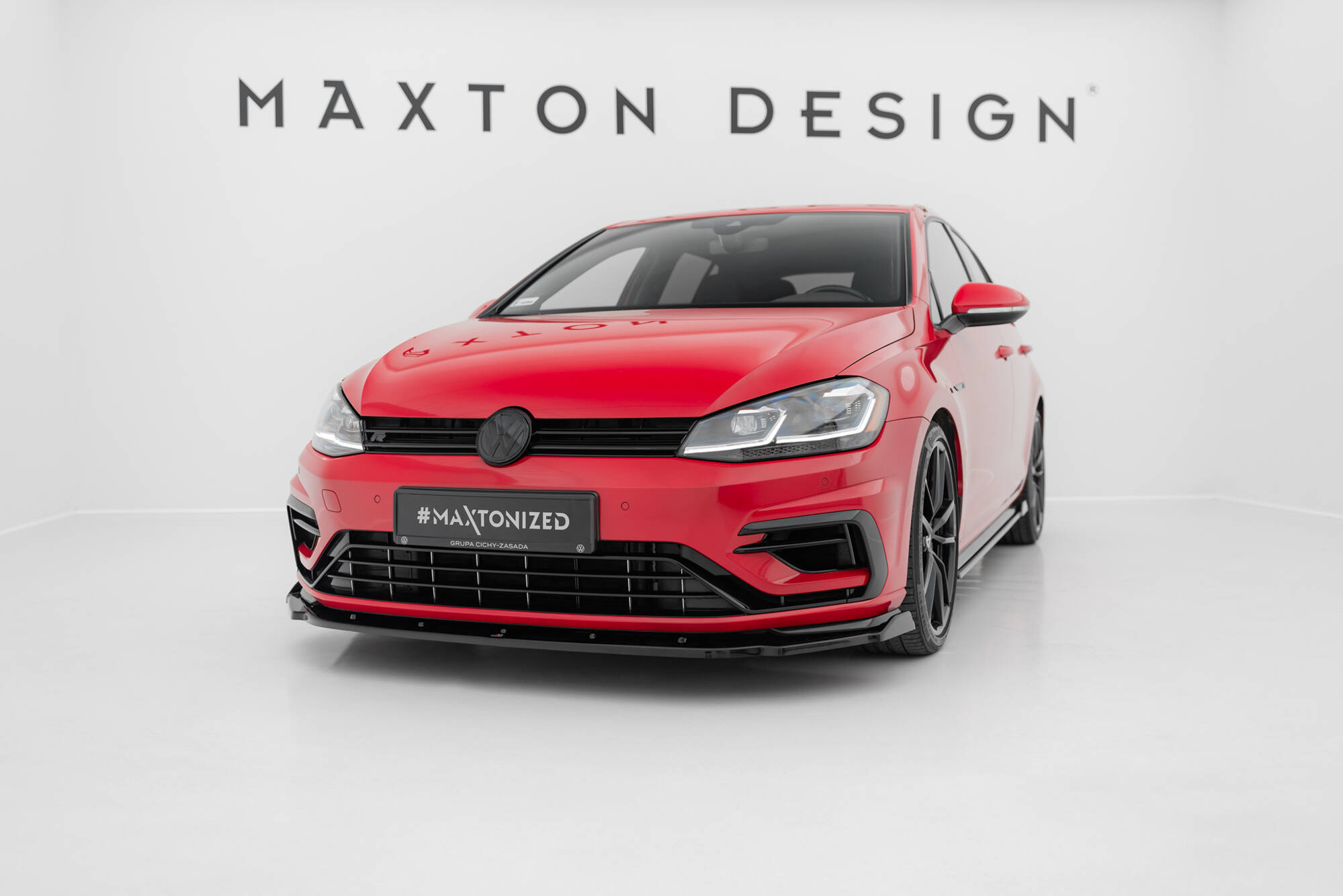 G7 R Line VW GOLF 7 R / R-Line 2017-2020 Frontsplitter V.1 Maxton Design | DDESIGN