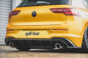 VW Golf MK8 2019+ Diffuser (GTI-look) + Utblås Maxton Design