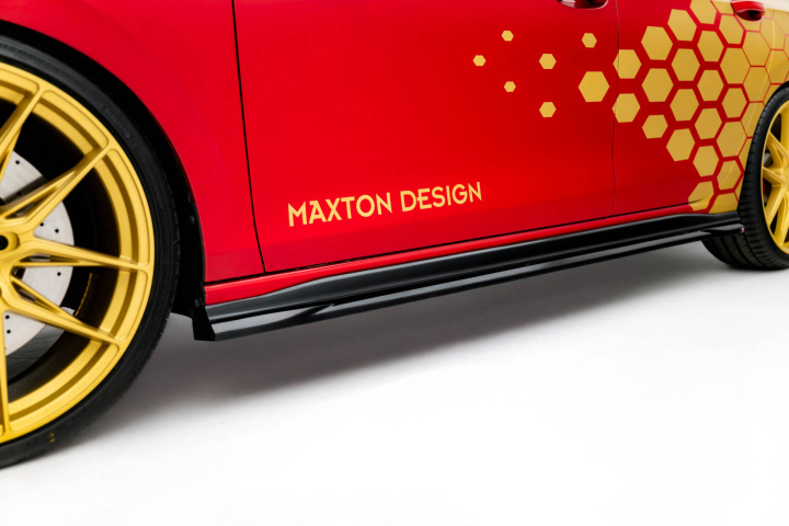 Volkswagen Golf GTI Clubsport Mk8 Facelift 2024+ SidoextensionsV.1 Maxton Design i gruppen Välj bilmodell / VW / Golf 8 GTI 19+ hos DDESIGN Scandinavia AB (VW-GO-8F-GTI-CS-SD1G)