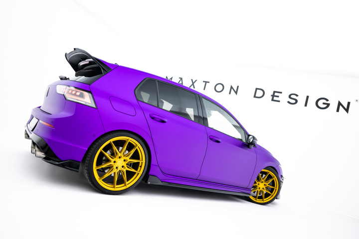Volkswagen Golf R Mk8 / Mk8 Facelift 2019-2024 Sidoextensions V.4 Maxton Design i gruppen Välj bilmodell / VW / Golf 8 R 20+ hos DDESIGN Scandinavia AB (VW-GO-8F-R-SD1G)