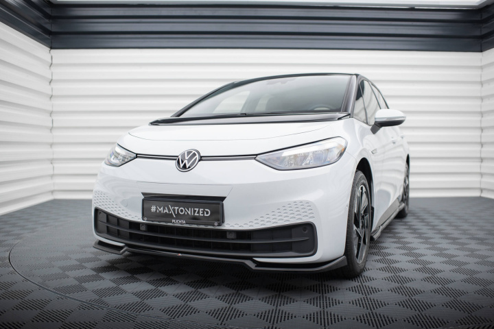 Volkswagen ID.3 Mk1 2019-2023 Frontsplitter V.1 Maxton Design i gruppen Välj bilmodell / VW / ID.3 2019-2023 hos DDESIGN Scandinavia AB (VW-ID3-1-FD1G)