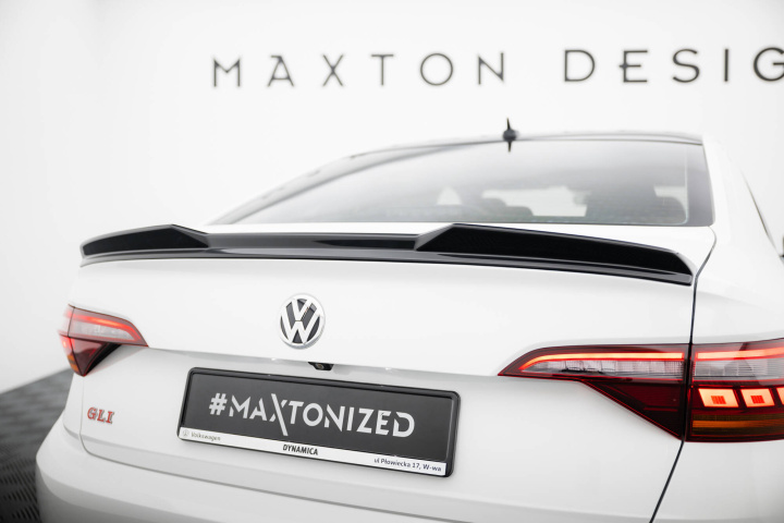 Volkswagen Jetta GLI Mk7 2018-2021 Vingextension 3D Maxton Design i gruppen Välj bilmodell / VW / Jetta 7 2018+ hos DDESIGN Scandinavia AB (VW-JE-7-GLI-CAP3D1G)