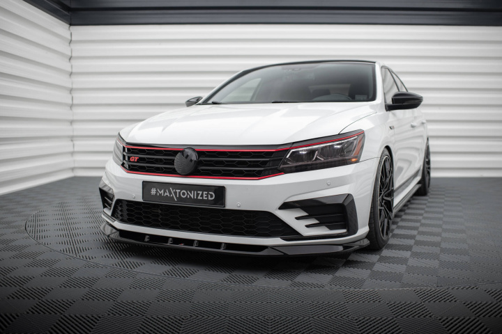 Volkswagen Passat GT B7 2010-2014 Frontsplitter V.2 Maxton Design i gruppen Välj bilmodell / VW / Passat 05-14 / Styling hos DDESIGN Scandinavia AB (VW-PA-B7-GT-FD2G)