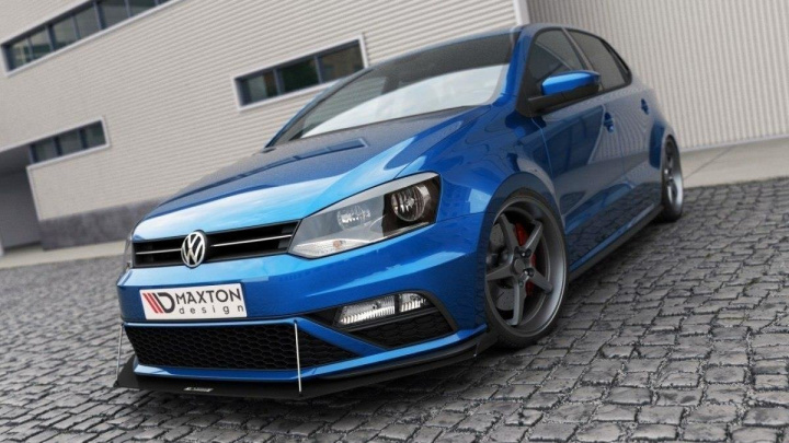 VW-PO-5F-GTI-CNC-FD2 VW Polo GTI 2015-2017 Racingsplitter V.2 Maxton Design