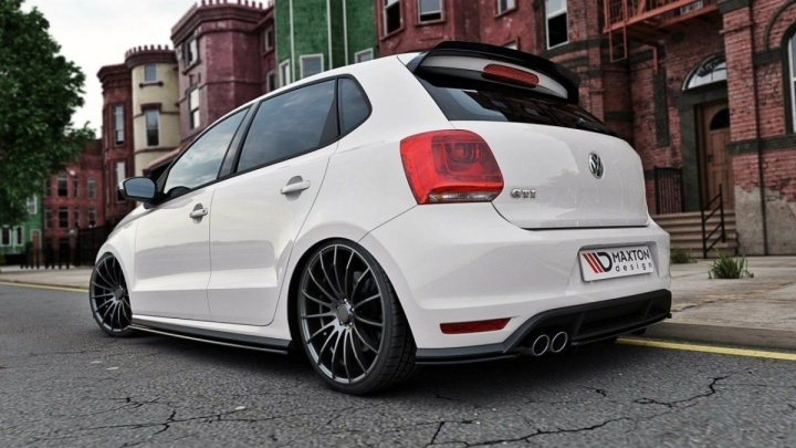 VW Polo MK5 GTI Facelift 2015+ Bakre Sidoextensions Maxton Design i gruppen Välj bilmodell / VW / Polo 09-16 / Styling hos DDESIGN Scandinavia AB (VW-PO-5F-GTI-RSD1-RD1G)
