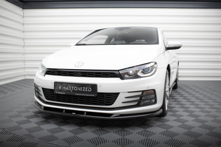 Volkswagen Scirocco Mk3 Facelift 2014-2017 Fronstplitter V.1 Maxton Design i gruppen Välj bilmodell / VW / Scirocco 08-17 / Styling hos DDESIGN Scandinavia AB (VW-SC-3F-FD1G)