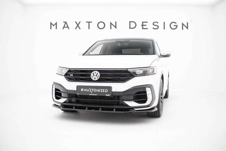 Volkswagen T-Roc R Mk1 2017-2021 Frontsplitter / Frontläpp Maxton Design i gruppen Välj bilmodell / VW / T-Roc 2017+ hos DDESIGN Scandinavia AB (VW-T-ROC-1PF-R-FD1G)