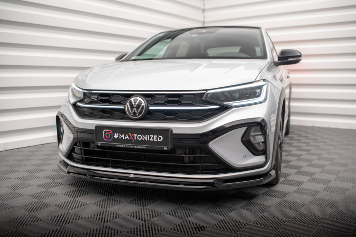 Volkswagen Taigo R-Line Mk1 2021+ Frontsplitter V.1 Maxton Design i gruppen Välj bilmodell / VW / Taigo hos DDESIGN Scandinavia AB (VW-TA-1-RLINE-FD1G-FD1RG)