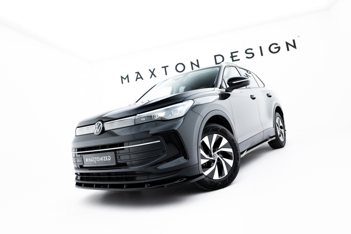 Volkswagen Tiguan Mk3 2024- Frontsplitter V.2 Maxton Design i gruppen Välj bilmodell / VW / Tiguan AD-BW 2016+ / Styling hos DDESIGN Scandinavia AB (VW-TI-3-FD2G)