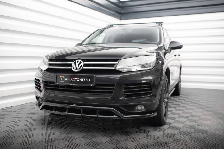 Volkswagen Touareg Mk2 2010-2015 Frontsplitter V.1 Maxton Design i gruppen Välj bilmodell / VW / Touareg / Styling hos DDESIGN Scandinavia AB (VW-TO-2-FD1G-FD1RG)