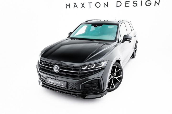 Volkswagen Touareg R-Line Mk3 Facelift 2023+ Frontsplitter V.1 Maxton Design i gruppen Välj bilmodell / VW / Touareg / Styling hos DDESIGN Scandinavia AB (VW-TO-3F-RLINE-FD1G-FD1RG)