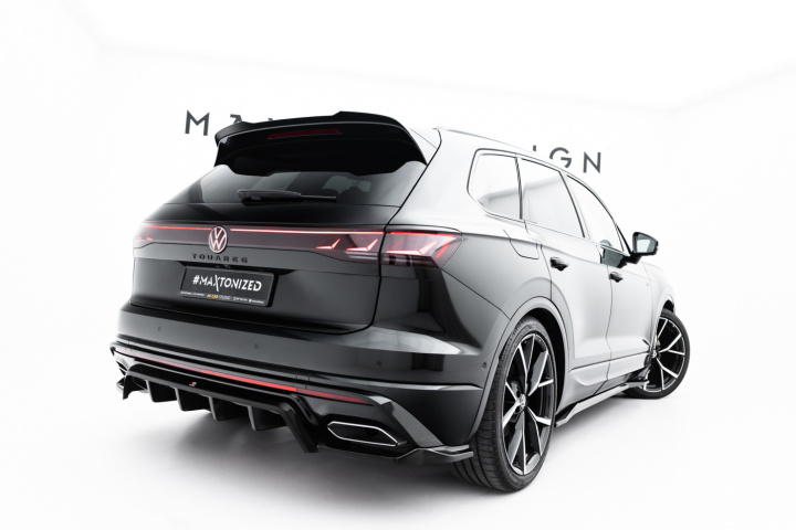 Volkswagen Touareg R-Line Mk3 Facelift 2023+ Diffuser med Splitters V.1 Maxton Design i gruppen Välj bilmodell / VW / Touareg / Styling hos DDESIGN Scandinavia AB (VW-TO-3F-RLINE-RD1G-RD2G)