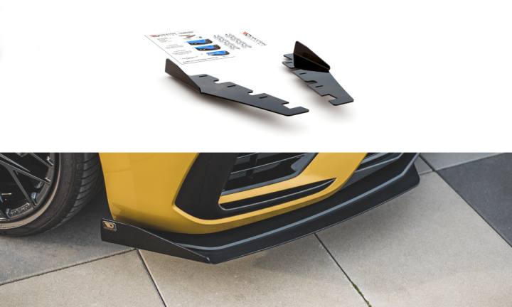 Volkswagen Arteon R-Line 2017+ Add-On Splitters Maxton Design i gruppen Välj bilmodell / VW / Arteon 17+ / Styling hos DDESIGN Scandinavia AB (VWAR1RLINECNC-FSF1G)