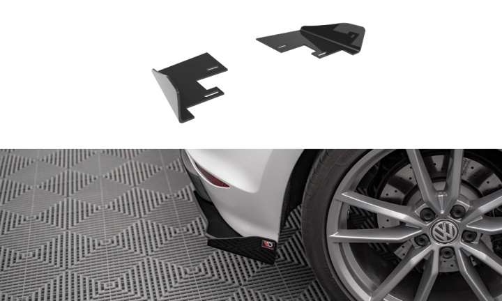 Volkswagen Golf R MK7 2013+ Add-On Till Racing Bak Sido Splitters Maxton Design i gruppen Välj bilmodell / VW / Golf 7 R 12-19 / Styling / Bak hos DDESIGN Scandinavia AB (VWGO7RCNC-RSF1G)