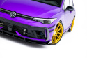 Volkswagen Golf R Mk8 Facelift 2024- Street Pro Frontsplitter + Flaps Maxton Design