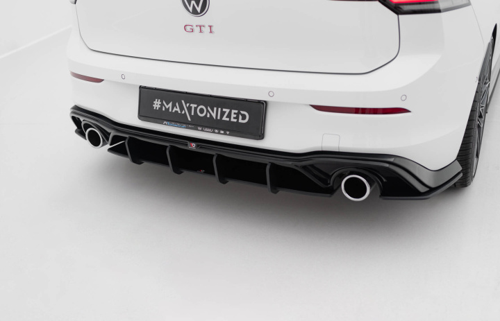 Volkswagen Golf GTI Mk8 2019-2024 Street Pro Bakre Diffuser V.5 Maxton Design i gruppen Välj bilmodell / VW / Golf 8 GTI 19+ hos DDESIGN Scandinavia AB (VWGO8GTICNC-RS5B)
