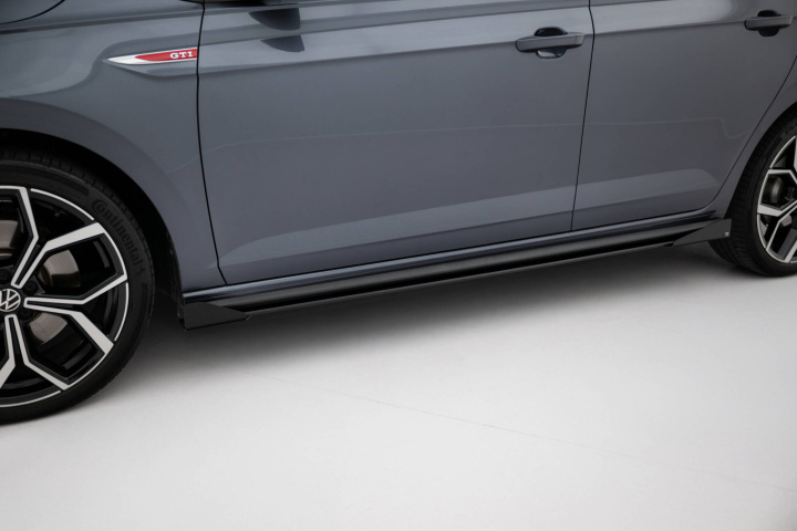 Volkswagen Polo GTI Mk6 Facelift 2021+ Street Pro Sidoextensions + Splitters Maxton Design i gruppen Välj bilmodell / VW / Polo 17+ / Styling hos DDESIGN Scandinavia AB (VWPO6FGTICNC-SD1BRBSF1G)
