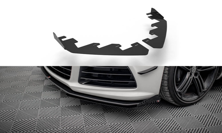 Volkswagen Scirocco R Mk3 2008-2014 Främre Splitters Maxton Design i gruppen Välj bilmodell / VW / Scirocco 08-17 / Styling hos DDESIGN Scandinavia AB (VWSC3RCNC-FSF1G)