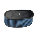  Injen/Super NanoWeb Dry Luftfilter 8.725\'\'x3.940\'\' Oval neck / 10.375\'\'x5.590 Bas / 6.30 Höjd Med Nippel Reservdelsfilter Injen X-1084-BB