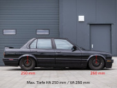 X-GWBM09 BMW E30 3-serie Sedan / Coupe 1982 - 1991 Coilovers Deep TA Technix (5)