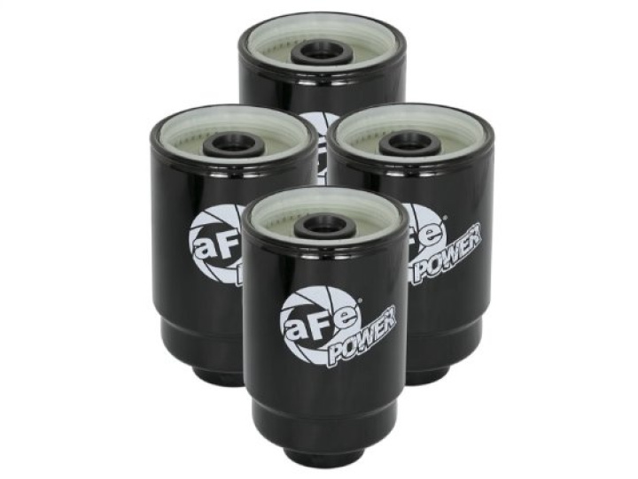 GM Diesel Pick-up 2001-2016 V8-6.2L/6.5L (td) LLY/LBZ/LMM/LML Bränslefilter ProGuard D2 aFe Power - 4-pack i gruppen Välj bilmodell / Chevrolet / Silverado 14+ / Tuning / Motordelar hos DDESIGN Scandinavia AB (afe44-FF011-MB)