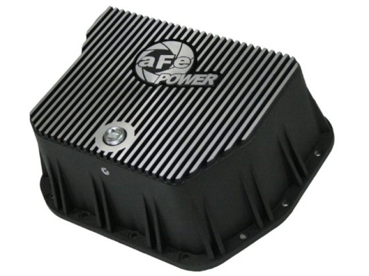 Dodge Diesel Pick-up 1994-2007 5.9L (td) Pro Series Trasmissionskåpa aFe Power - Machined i gruppen Välj bilmodell / Dodge / Ram 93-01 / Tuning / Motordelar hos DDESIGN Scandinavia AB (afe46-70052)