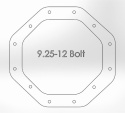 Dodge 1500 1994-2018/RAM EcoDiesel 2014-2022 (Corporate 9.25-12) Bakre Diffkåpa aFe Power - Svart
