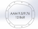 GM Silverado/Sierra 1500 2014-2023 (AAM 9.5/9.76) Pro Series Diffkåpa aFe Power - Svart