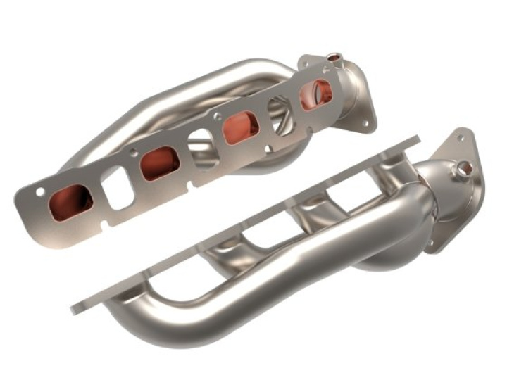 RAM 1500 TRX 2021-2024 V8-6.2L (sc) Twisted Steel 304SS Shorty Headers aFe Power - Coatade i gruppen Välj bilmodell / Dodge / Ram TRX 2021+ hos DDESIGN Scandinavia AB (afe48-32030-T)