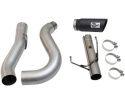 Dodge RAM Diesel Pick-up 2013-2018 6.7L (td) MACHForce XP Sportavgassystem Large Bore 5in DPF-Back aFe Power - Svarta Utblås