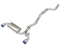 Toyota GR Supra (A90) 2021-2024 L4-2.0L (t) Takeda Cat-Back Sportavgassystem 2.5in-3in 304 SS - Blå Utblås aFe Power