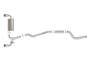 Toyota GR Supra (A90) 2021-2024 L4-2.0L (t) Takeda Cat-Back Sportavgassystem 2.5in-3in 304 SS - Blå Utblås aFe Power