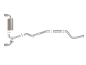 Toyota GR Supra (A90) 2021-2024 L4-2.0L (t) Takeda Cat-Back Sportavgassystem 2.5in-3in 304 SS - Polerade Utblås aFe Power