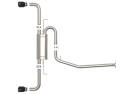 Toyota RAV4 2019-2024 L4-2.5L Cat-Back Sportavgassystem - Svarta Utblås aFe Power