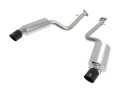 Lexus IS350 2014-2023 V6 2.5in 304 Rostfritt Stål Axle-Back Sportavgassystem - Svarta Utblås aFe Power