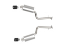Lexus IS350 2014-2023 V6 2.5in 304 Rostfritt Stål Axle-Back Sportavgassystem - Svarta Utblås aFe Power