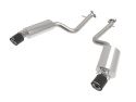 Lexus IS350 2014-2023 V6-3.5L Takeda Axle-Back Sportavgassystem - Kolfiber Utblås aFe Power