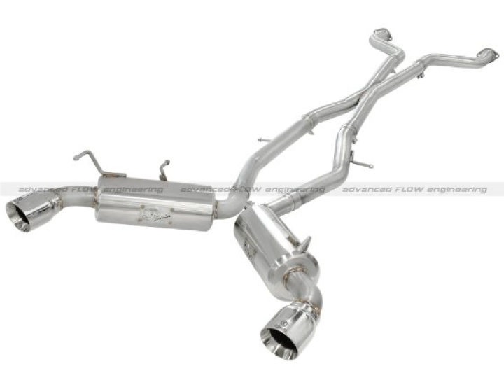Nissan 370Z 2009-2020 V6-3.7L Takeda 2.5tum Sportavgassystem Cat-Back aFe Power - Polerade Utblås i gruppen Välj bilmodell / Nissan / 370Z Z34 2008-2020 / Tuning hos DDESIGN Scandinavia AB (afe49-36107)