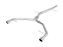 Audi A4 B9 2017-2019 2.0L (t) MACHForce XP 3in-2.5in SS Sportavgassystem Axle-Back aFe Power - Polerade Utblås