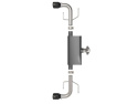 Mazda CX-5 2017-2024 L4-2.5/2.5L (t) Takeda 2.5in. SS Axle-Back Sportavgassystem - Svarta Utblås aFe Power