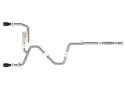 Hyundai Elantra N 2022-2023 L4-2.0L (t) Takeda 3in 304 SS Cat-Back Sportavgassystem - Svarta Utblås aFe Power