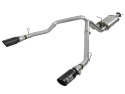 Ram 1500 2019-2024 V8-5.7L aFe Power MACH Force-Xp 3in 409 SS Cat-Back Sportavgassystem - Svarta Utblås