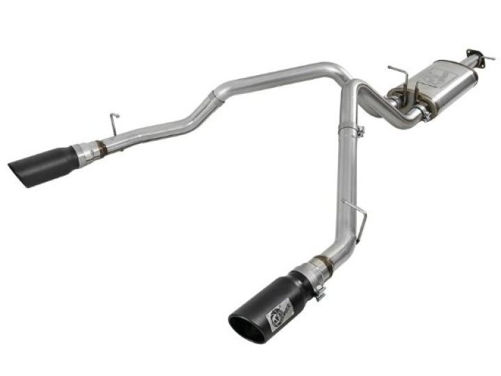 Ram 1500 2019-2024 V8-5.7L aFe Power MACH Force-Xp 3in 409 SS Cat-Back Sportavgassystem - Svarta Utblås i gruppen Välj bilmodell / Dodge / Ram 19+ / Tuning hos DDESIGN Scandinavia AB (afe49-42059-B)