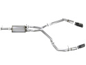 Ram 1500 2019-2024 V8-5.7L aFe Power MACH Force-Xp 3in 409 SS Cat-Back Sportavgassystem - Svarta Utblås