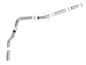 Ram 2500-3500 2019-2024 L6-6.7L Large-Bore HD 5in 409SS DPF-Back Sportavgassystem aFe Power - Polerat Utblås