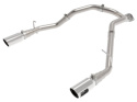 Ram 1500 2020-2022 V6-3.0L (td) Large Bore-HD 3in 409SS DPF-Back Sportavgassystem Polerade Utblås aFe Power
