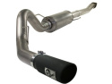 Ford F-150 2011-2014 V6-3.5L (tt) MACHForce XP Sportavgassystem Cat-Back SS-409 4in - Svarta Utblås aFe Power