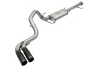 Toyota FJ Cruiser 2007-2018 V6-4.0L Rebel Series 3in Rostfritt Stål Cat-Back Sportavgassystem - Svarta Utblås aFe Power